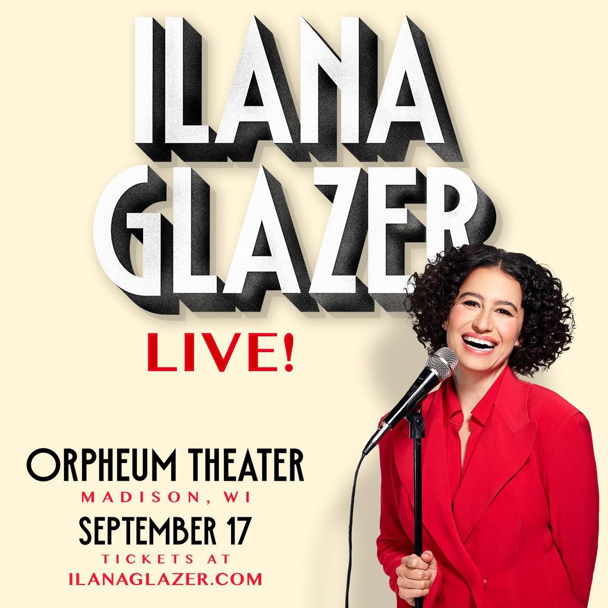 Ilana Glazer at Orpheum Theater