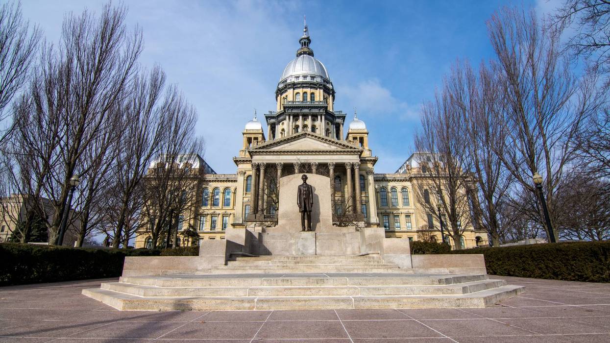 Illinois state capitol building, Springfield, Illinois.