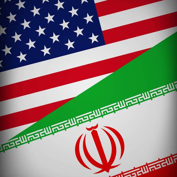Illustration Vector Featuring USA and Iran Identity
