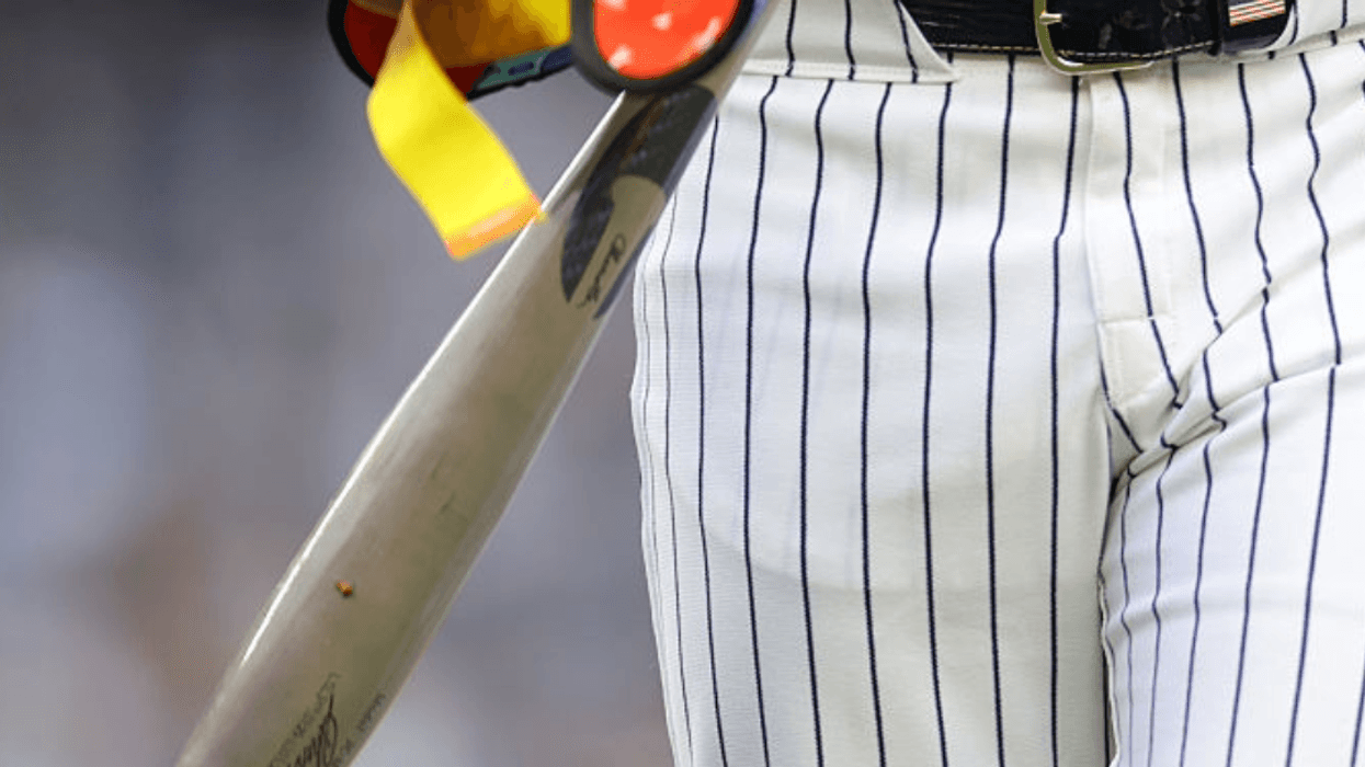 Image of the Torpedo bat being used by some New York Yankees hitters.