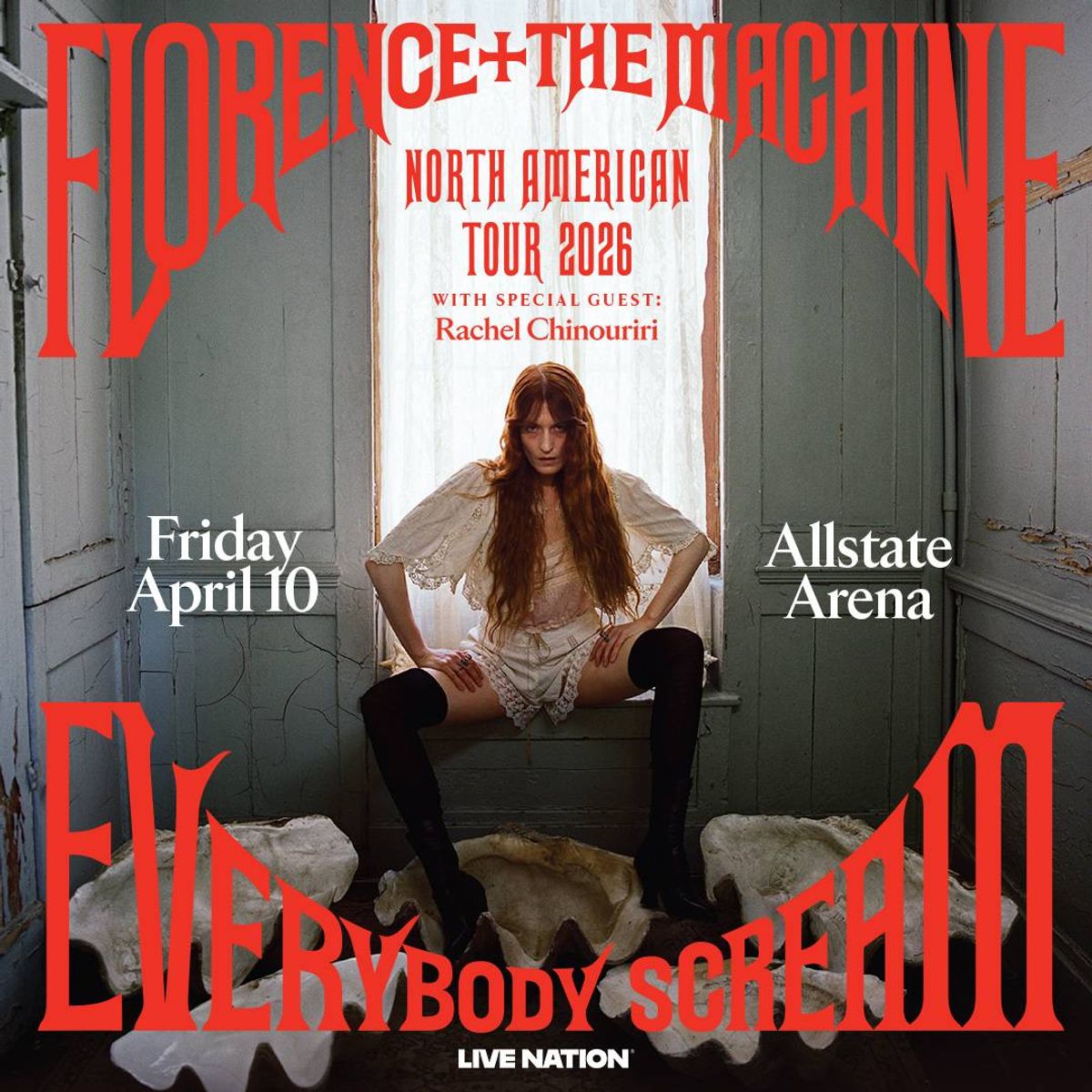 Your chance to see Florence + the Machine on April 10th