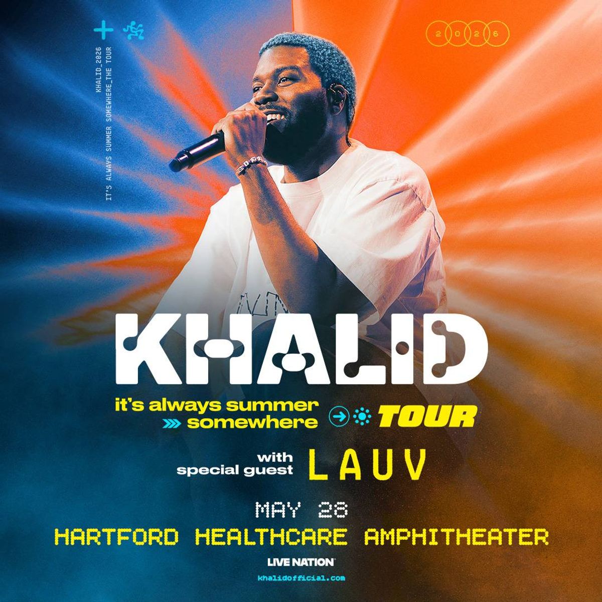 Win Tickets To See Khalid & Lauv At Hartford Healthcare Amphitheater