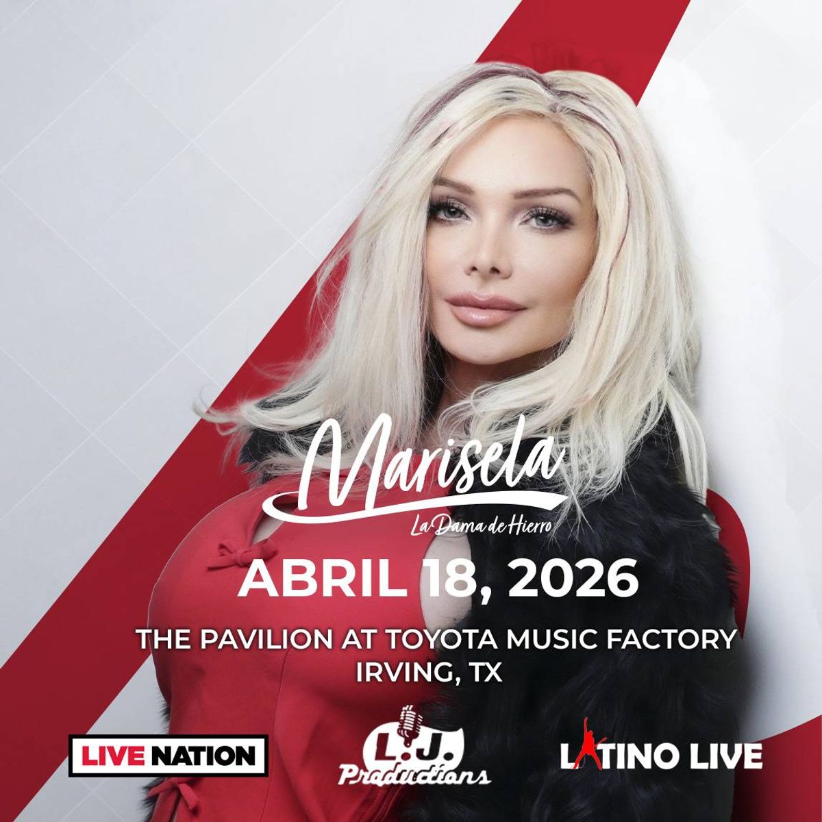 Listen for your chance at tickets and see Marisela!