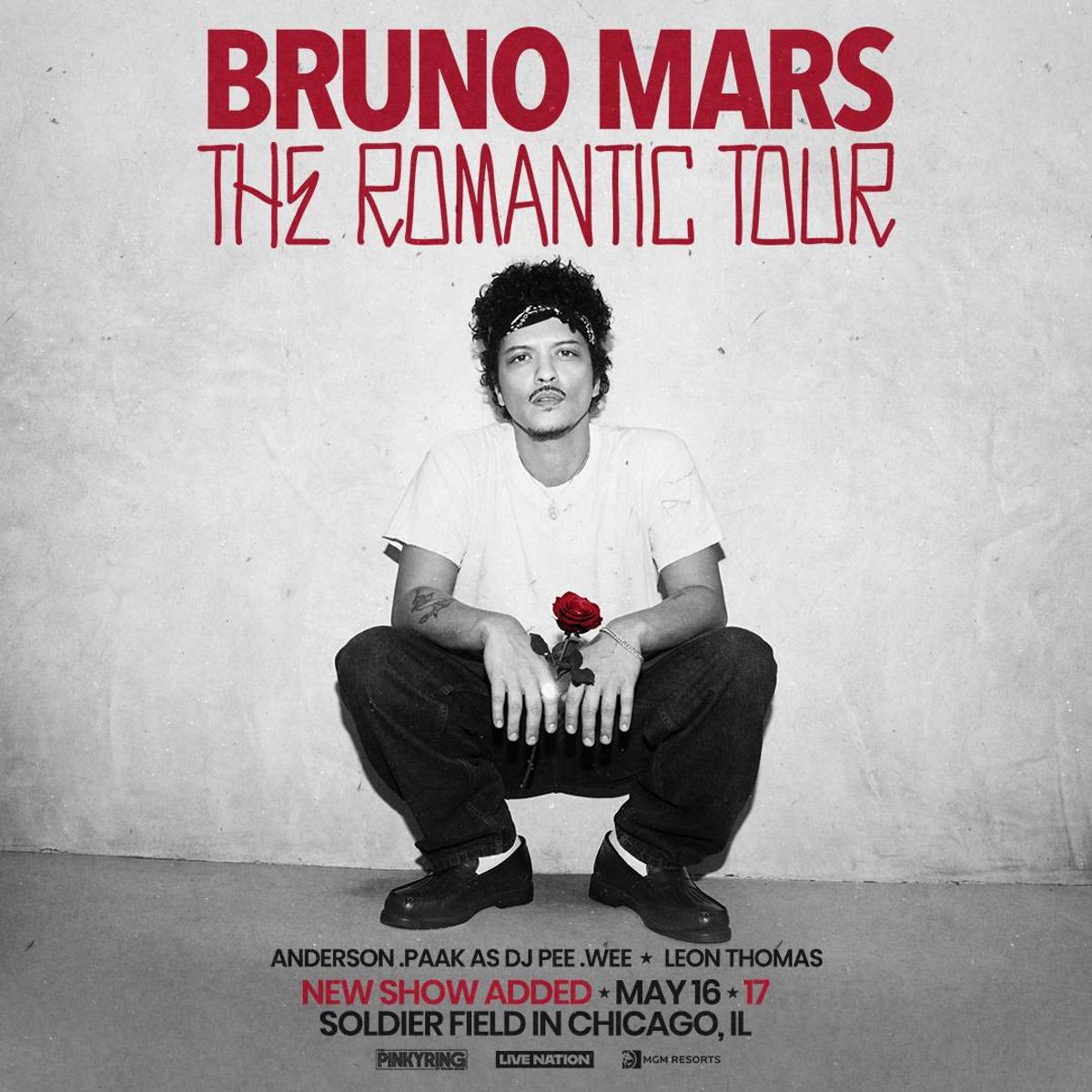 Your chance to see Bruno Mars