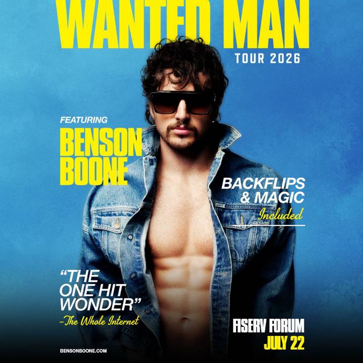 Your chance to see Benson Boone