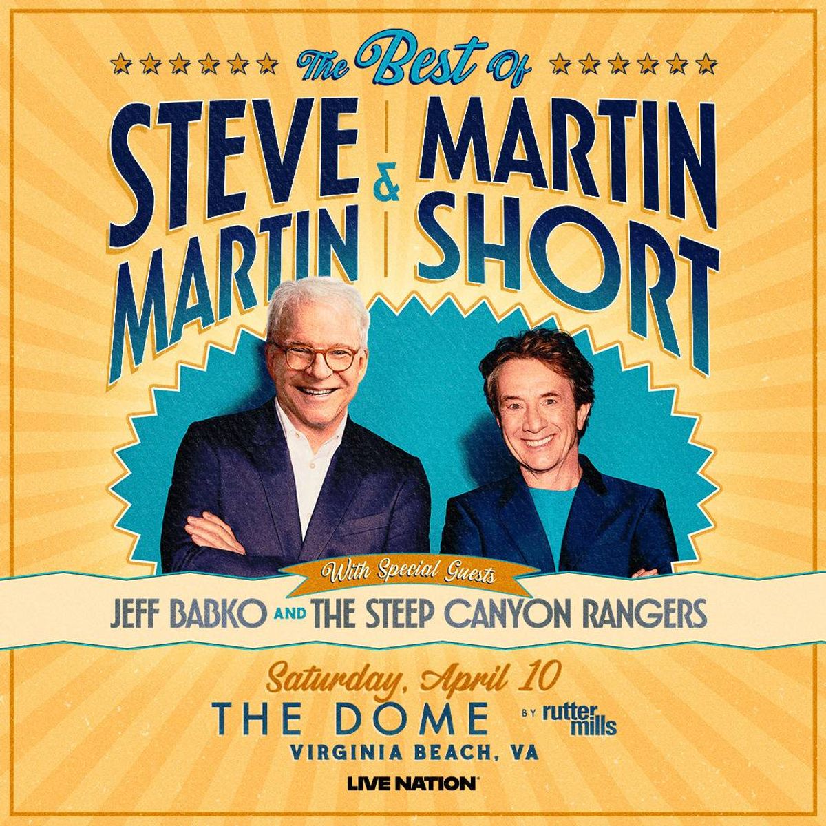 Win Tickets to see STEVE MARTIN and MARTIN SHORT!