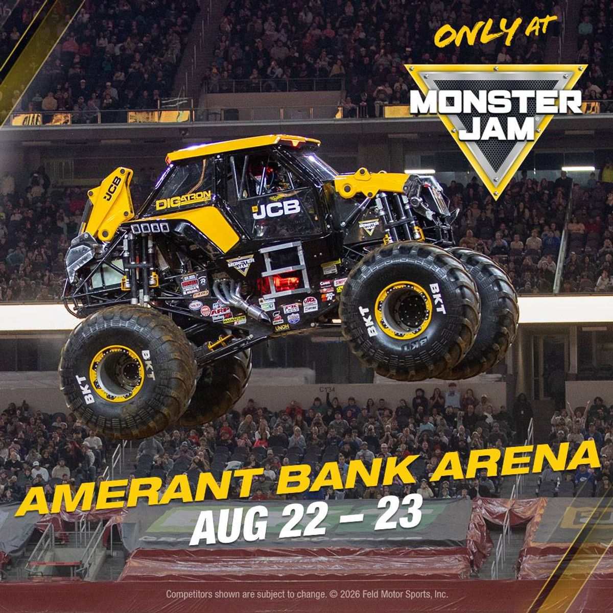 Play Brain Scrambler to win tickets to Monster Jam
