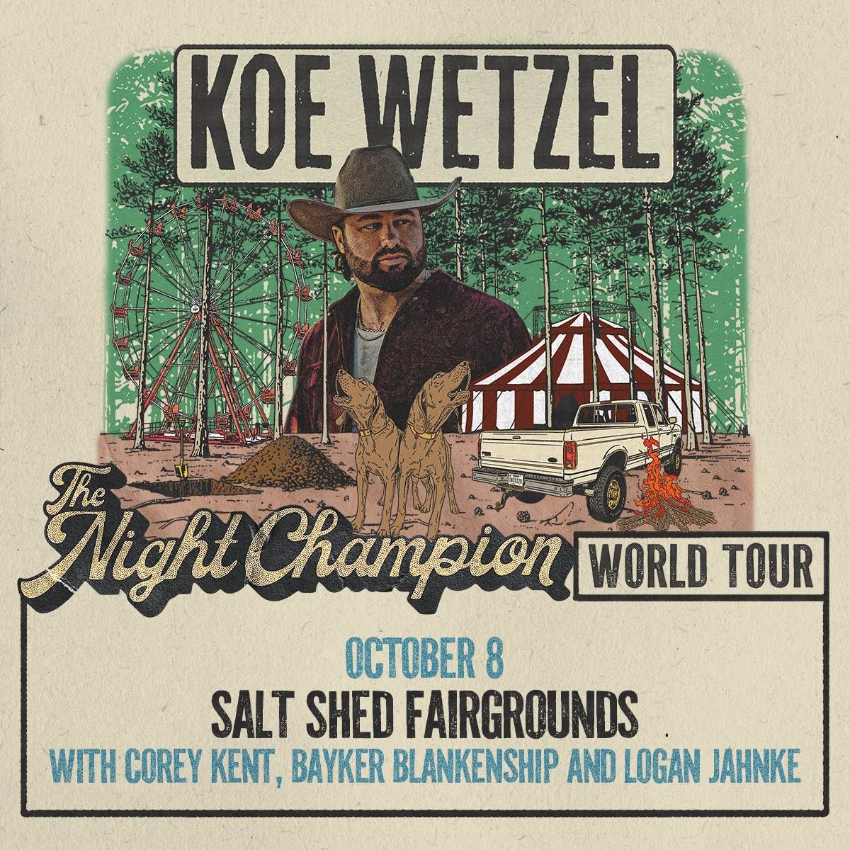 Listen for your chance to win tickets to Koe Wetzel