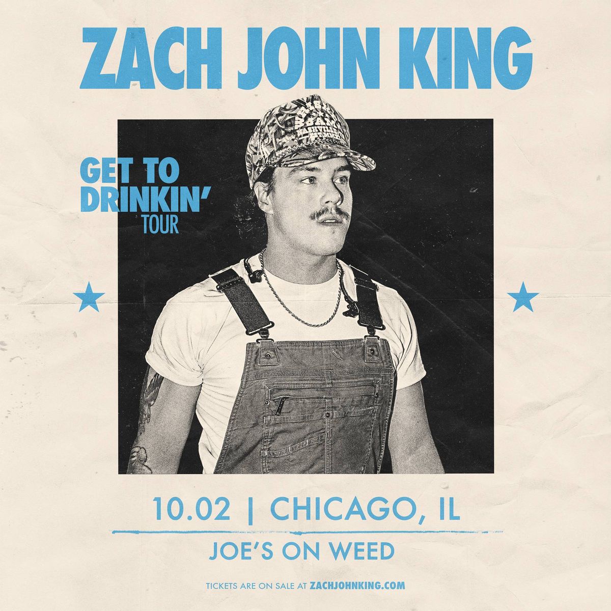 Listen for your chance to win tickets to Zach John King