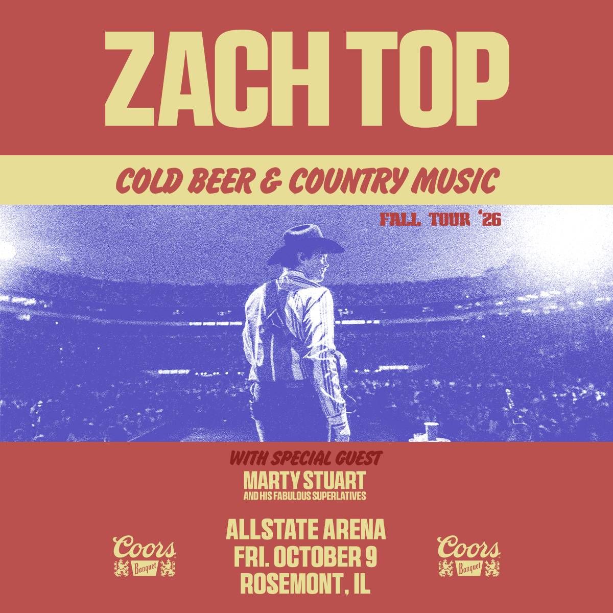 Listen for your chance to win tickets to Zach Top