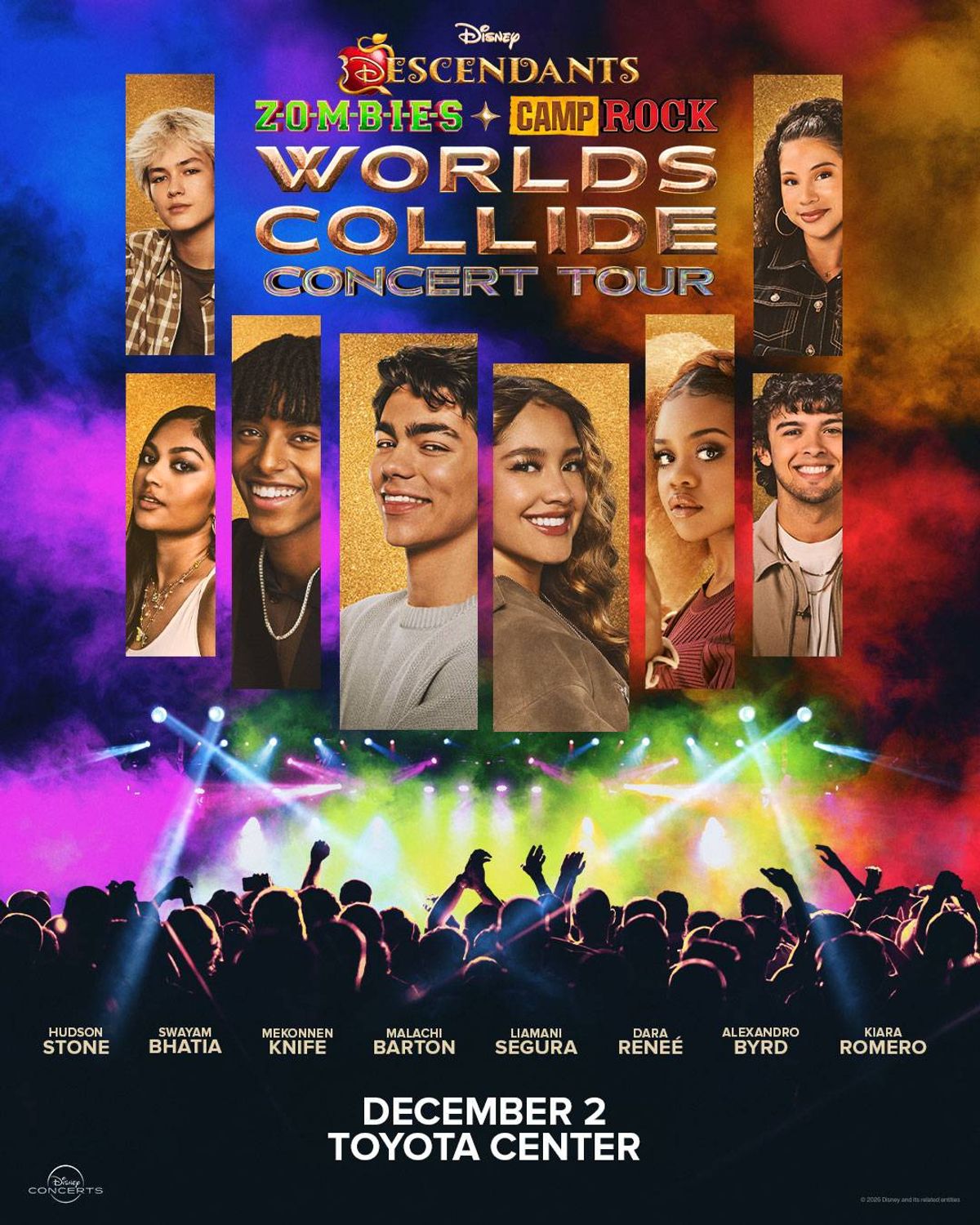 Your chance to win four to Disney Descendants, ZOMBIES & Camp Rock: Worlds Collide Concert Tour