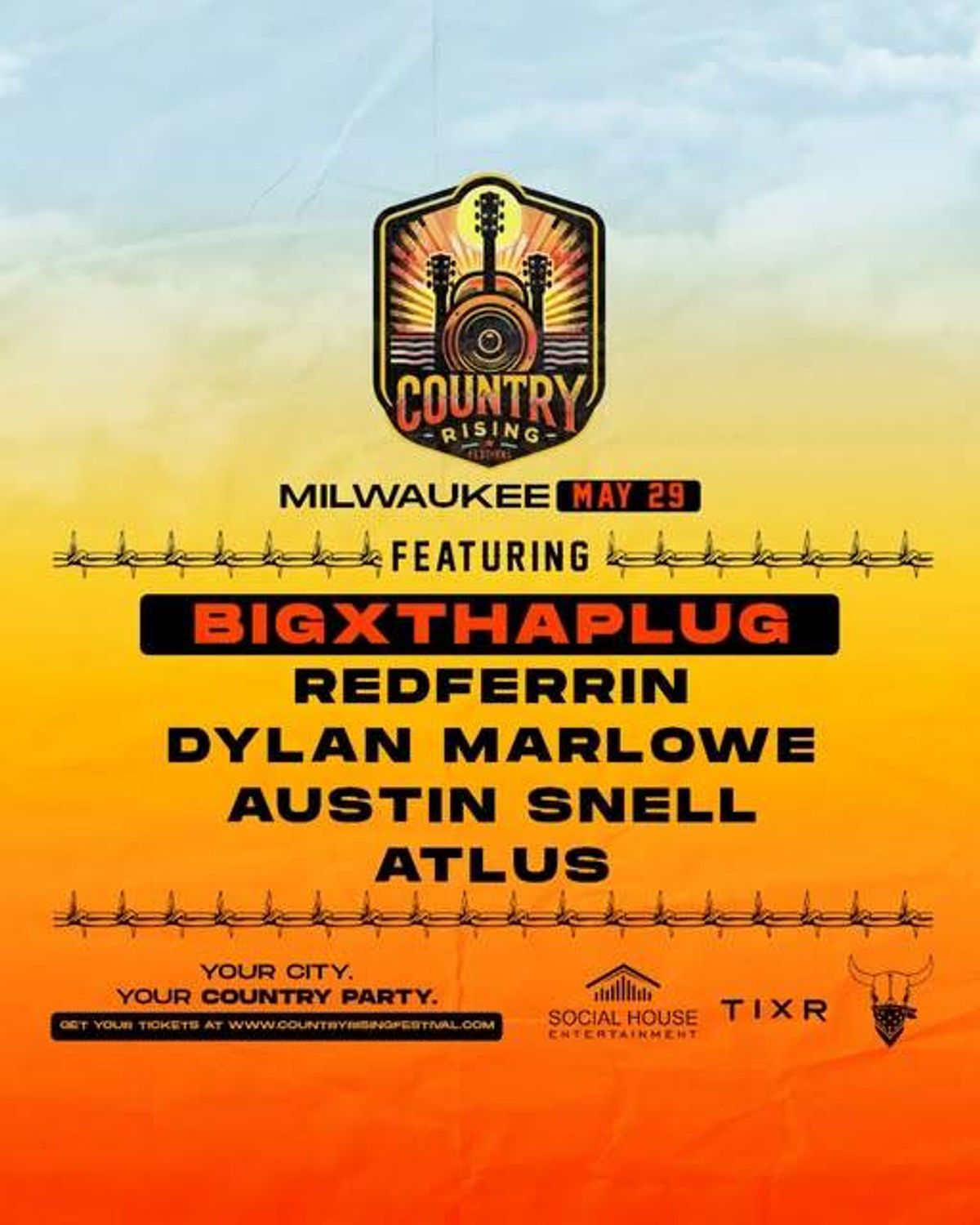 Your chance to go to Country Rising Festival