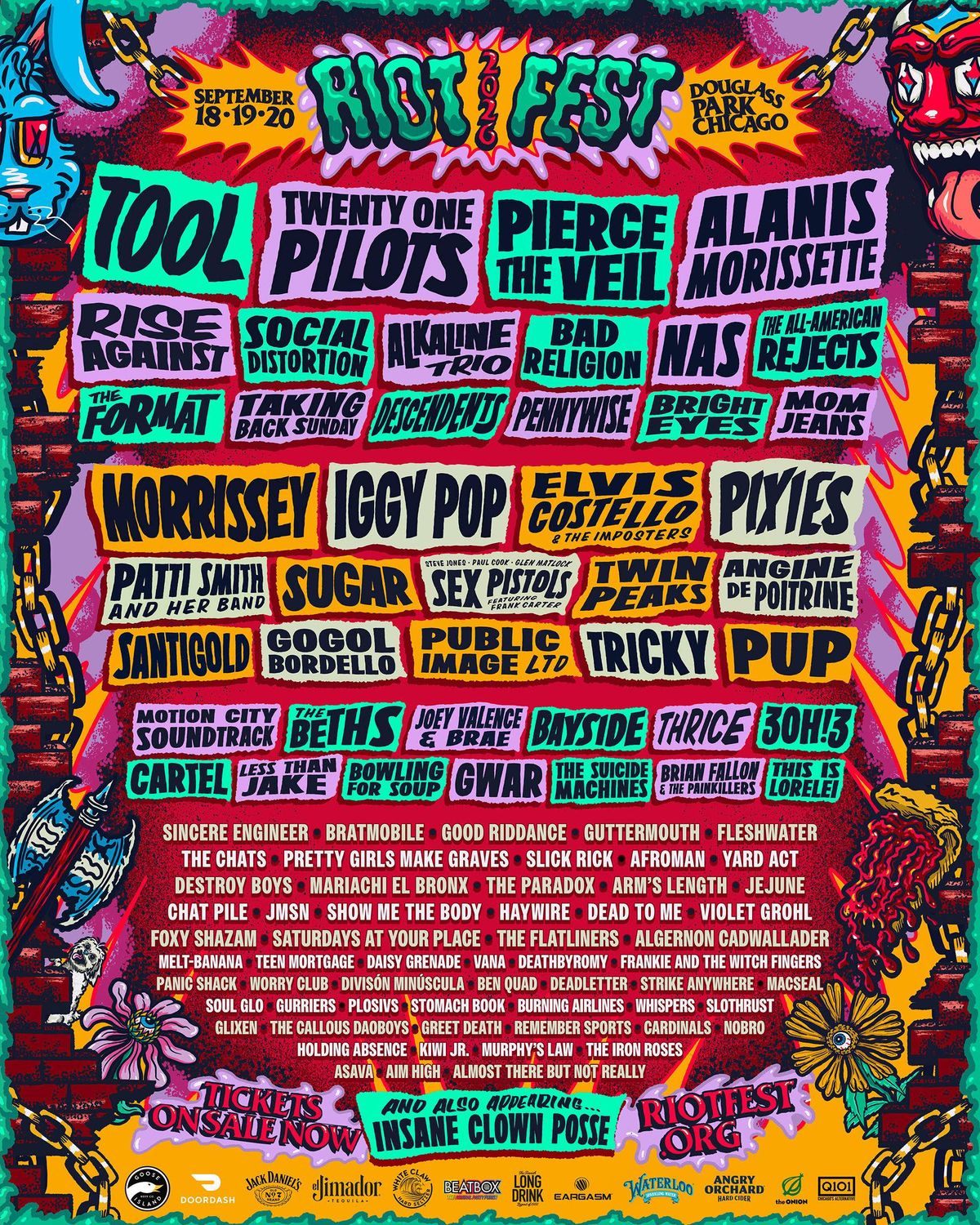 The Score has your chance to win a pair of 3-Day GA tickets to Riot Fest 2026!