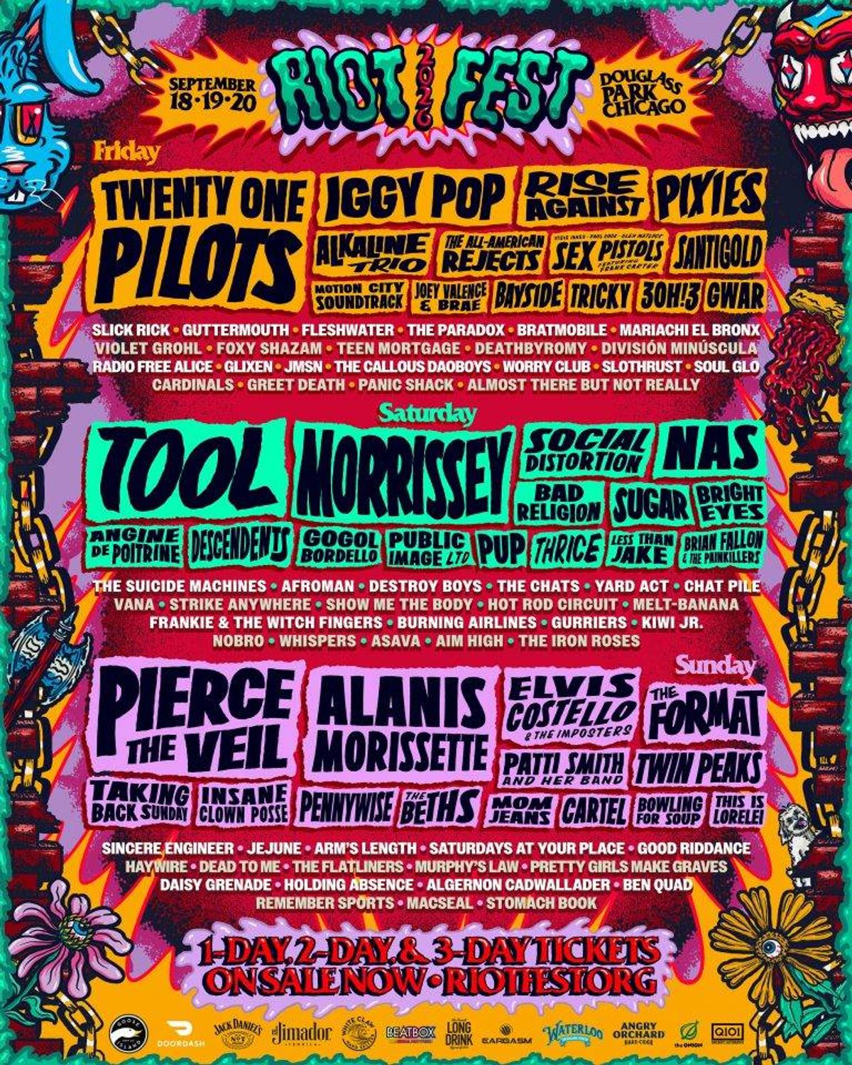 Spiegel & Holmes have your chance to win Sunday GA tickets to Riot Fest!