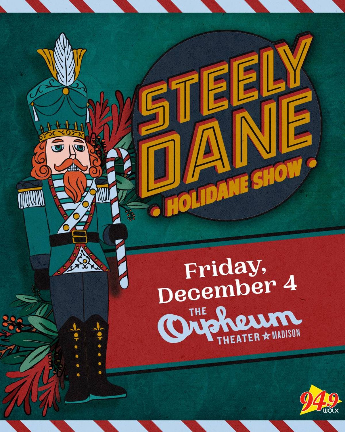 Your chance to go to 94.9 WOLX Presents: Steely Dane