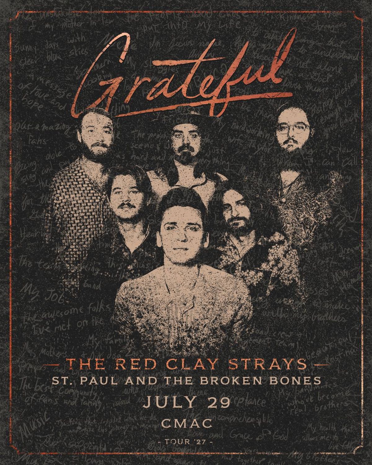 Your chance to win a pair of tickets to Red Clay Strays at CMAC on 7/29