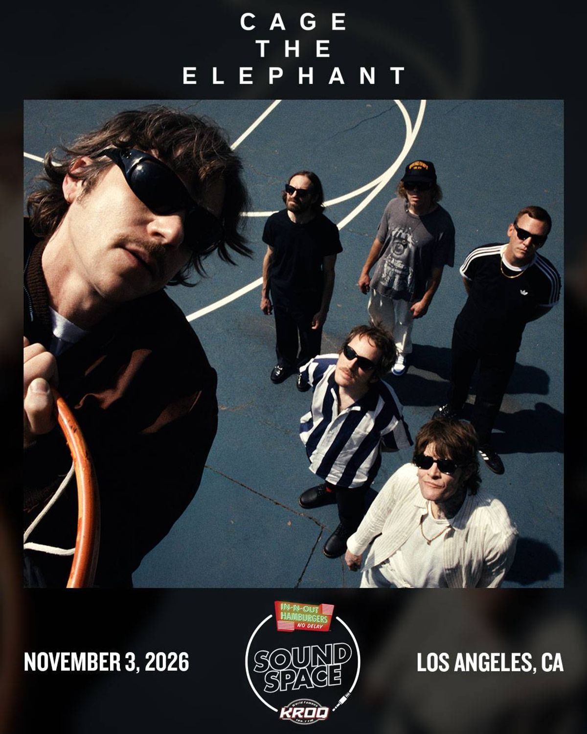 Win tickets to Cage The Elephant inside the In-N-Out Burger Sound Space at KROQ