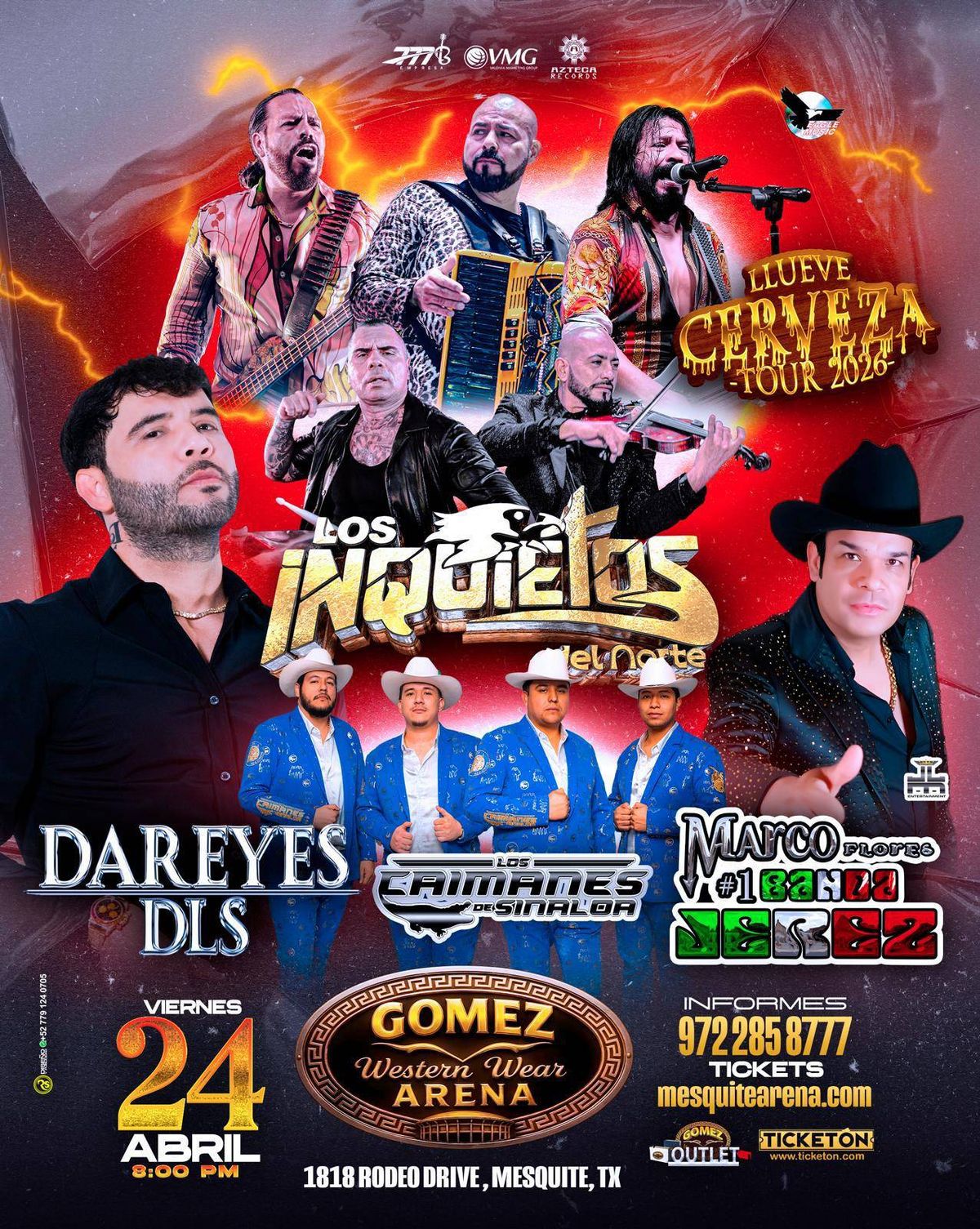 Listen for your chance to experience Los Inquietos!