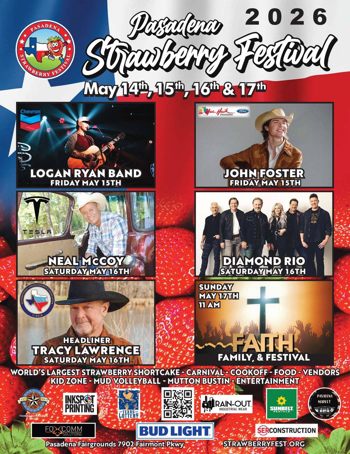 Register to win four tickets to the Pasadena Strawberry Festival
