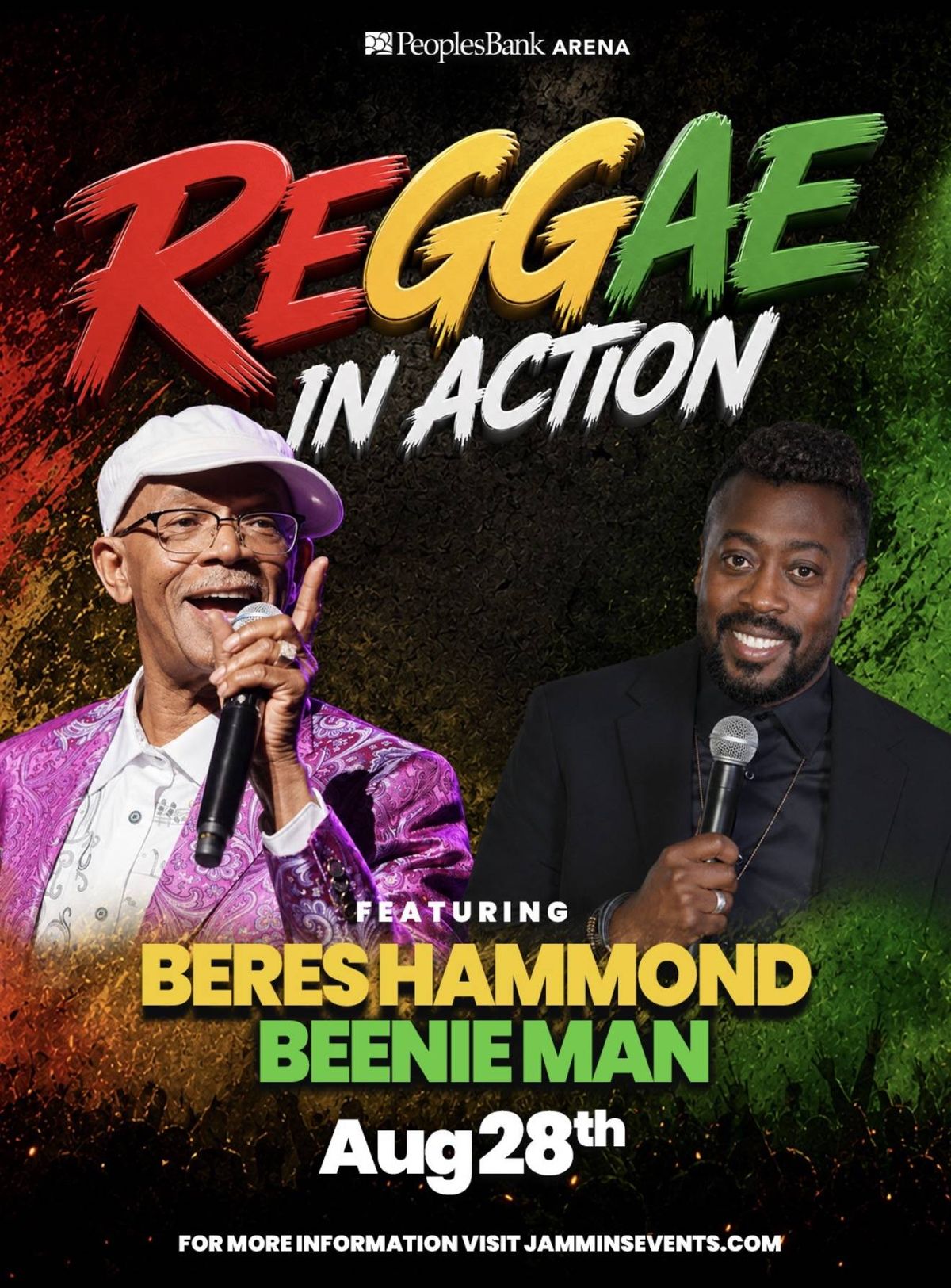 Win Tickets to Reggae in Action At PeoplesBank Arena
