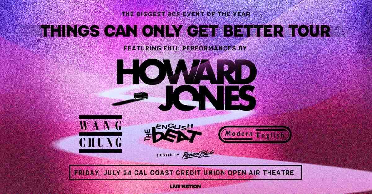 Listen for a chance to win tickets to see Howard Jones