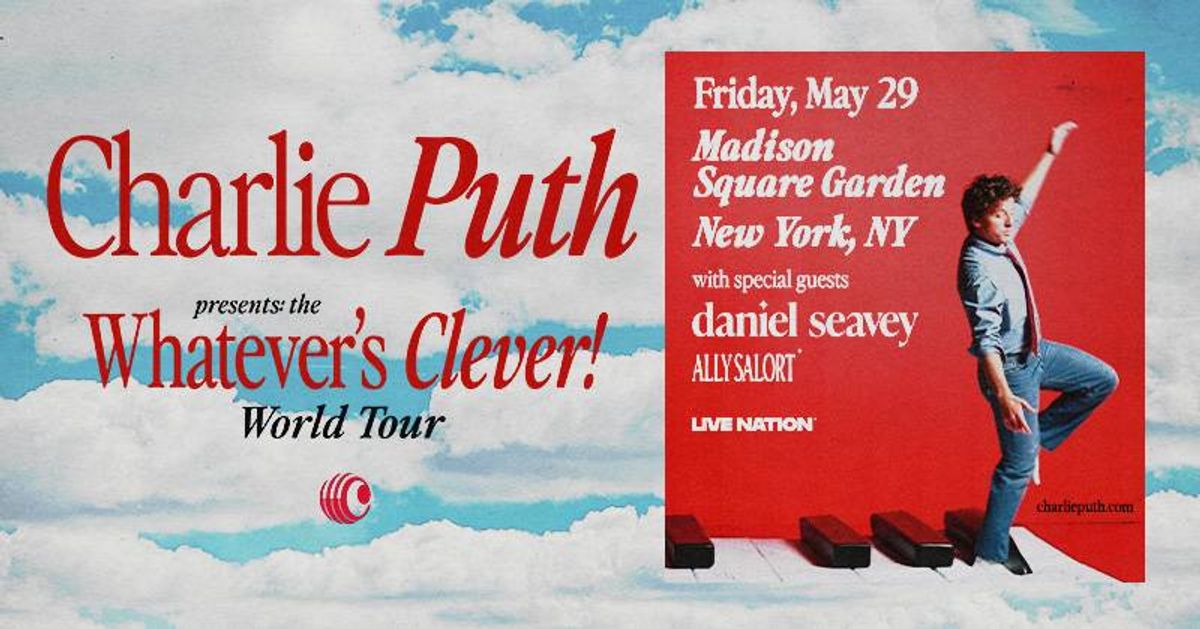 Listen for a Chance to Win Tickets to See Charlie Puth