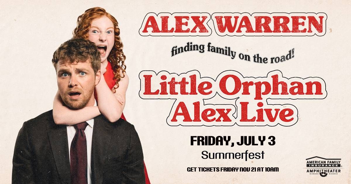 Your chance to see Alex Warren