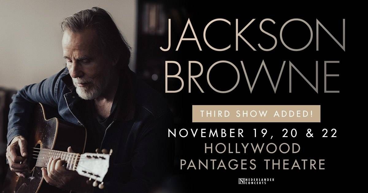 Enter for your chance to win tickets to see Jackson Browne on November 19th!