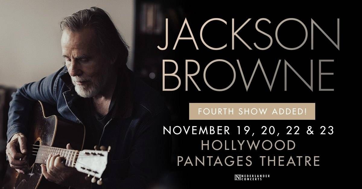 Enter for your chance to win tickets to see Jackson Browne on November 23rd!