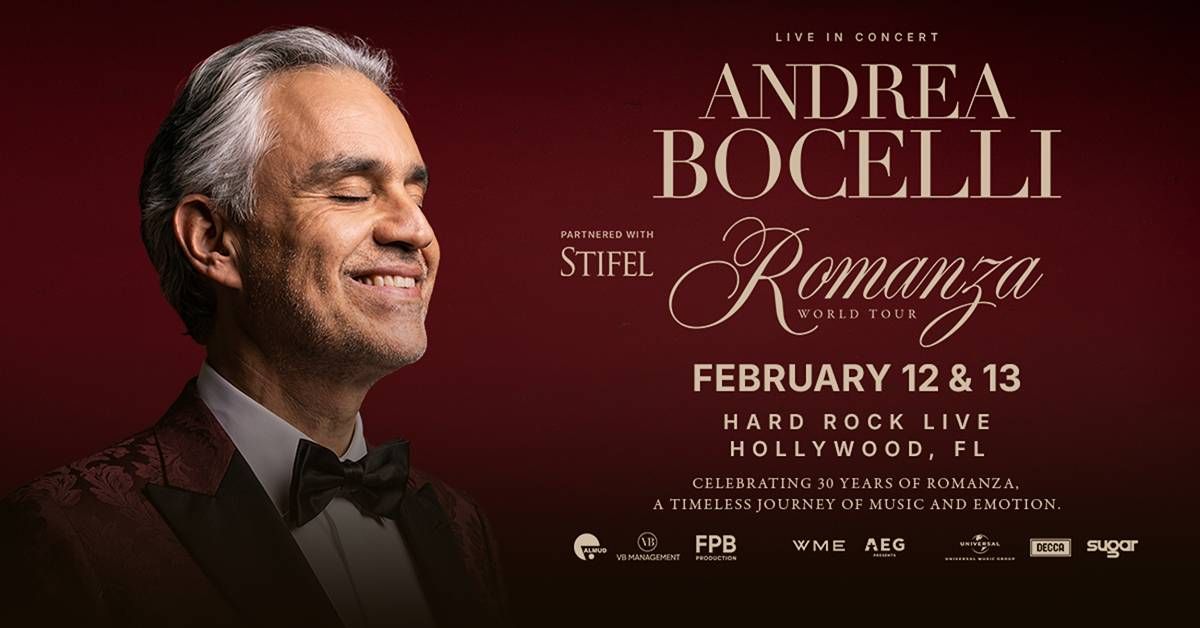 Play Brain Scrambler to win tickets to Andrea Bocelli
