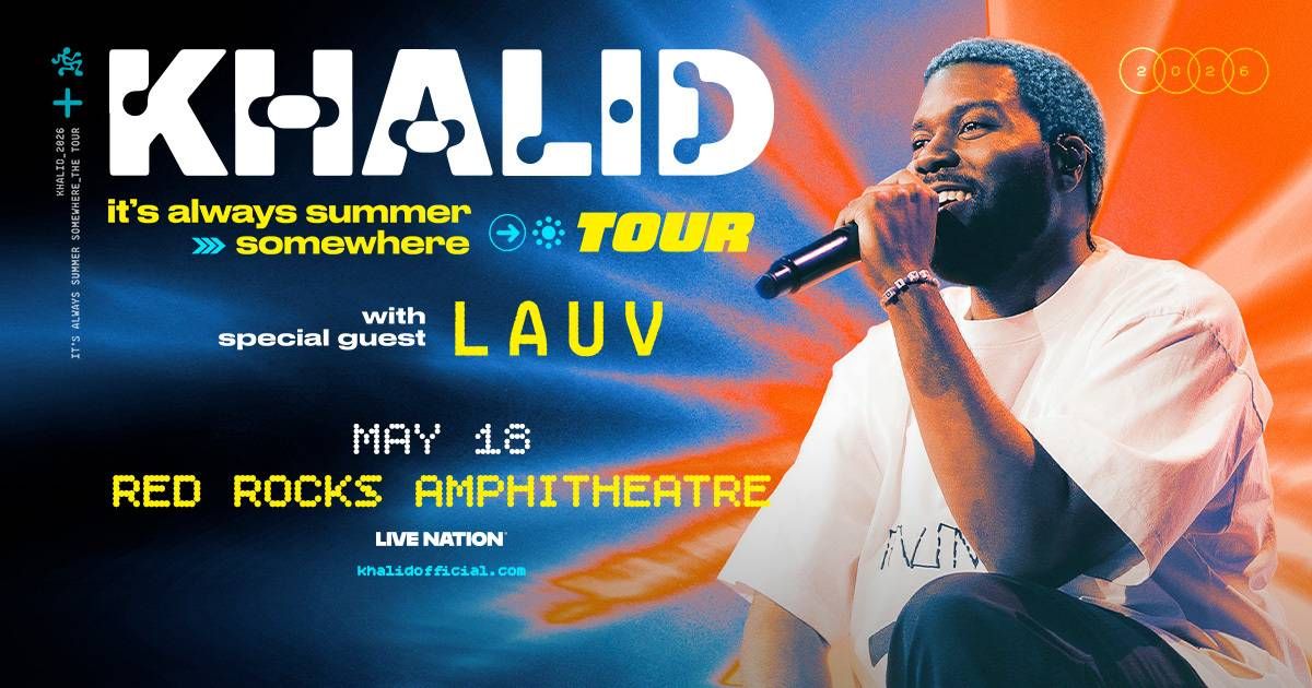 KHALID Tickets on site