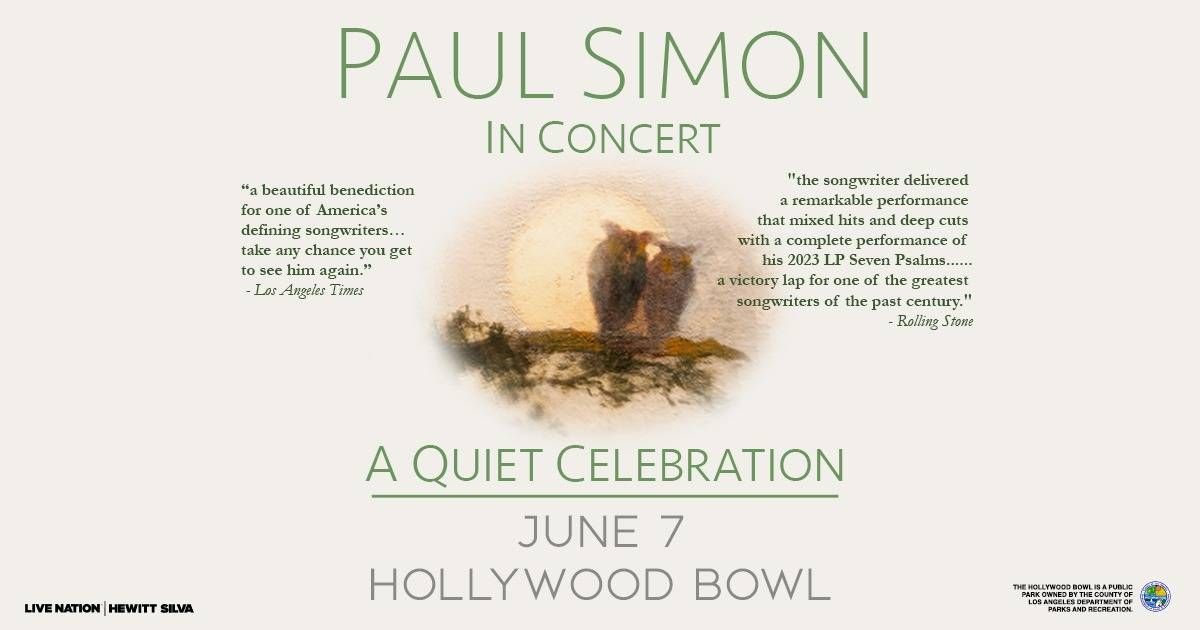 Enter for a chance to win tickets to see Paul Simon at Hollywood Bowl