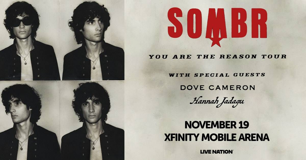 Your chance to win tickets to see Sombr November 19th at Xfinity Mobile Arena