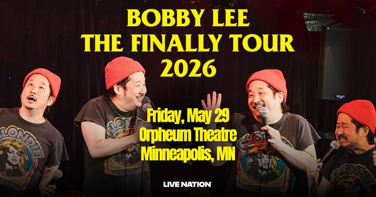 Your chance to see Bobby Lee