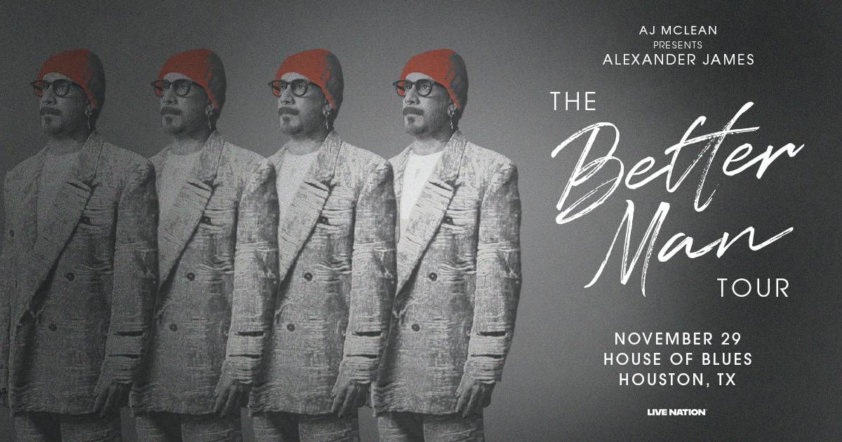 Winning Weekend: AJ McLean presents Alexander James: The Better Man Tour