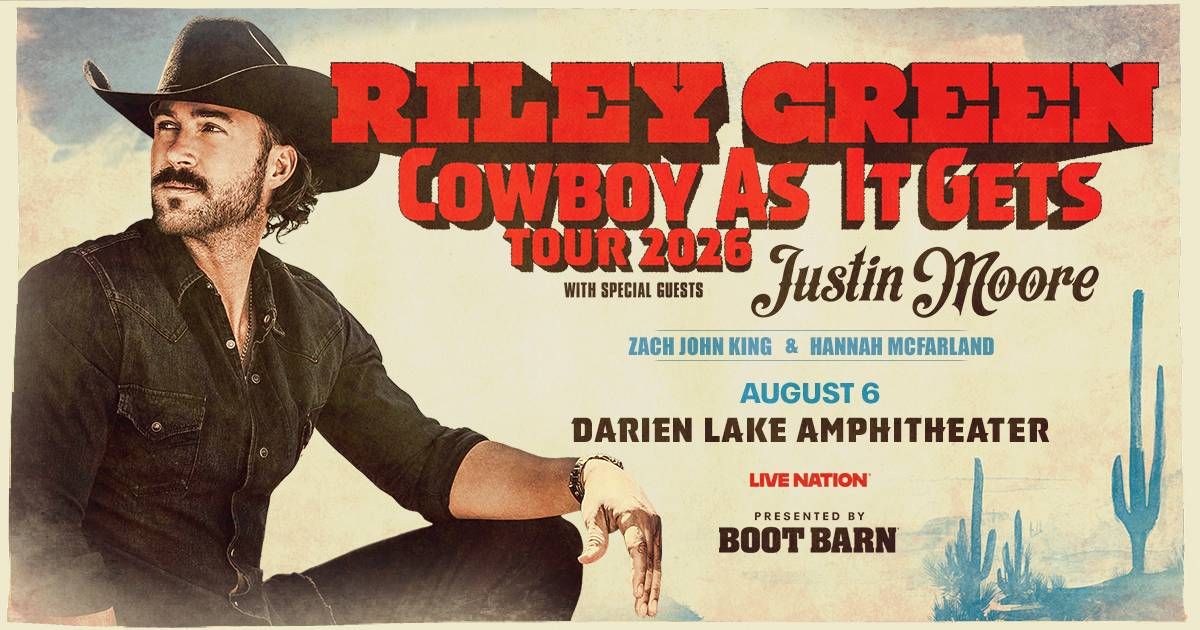 WBEE: Your last chance to win a pair of tickets to see Riley Green at Darien Lake 8/6