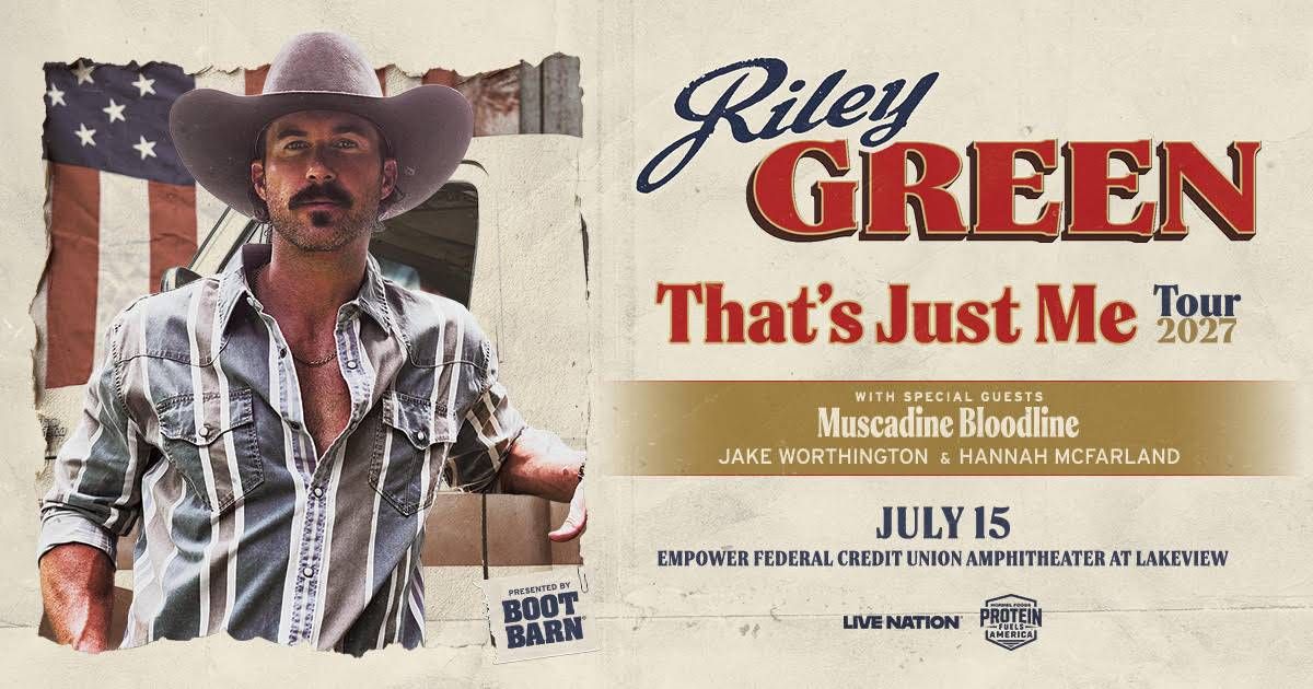 BEE: Your chance to win 2 tickets to see Riley Green at Empower FCU