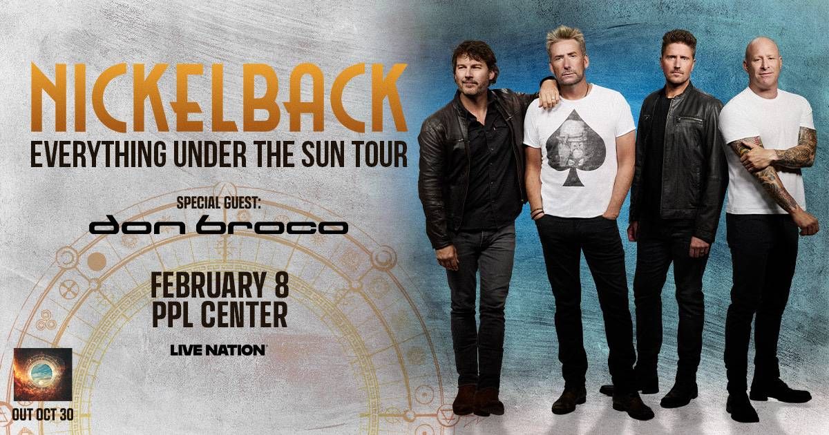 Your chance to win tickets to see Nickleback on February 8, 2027