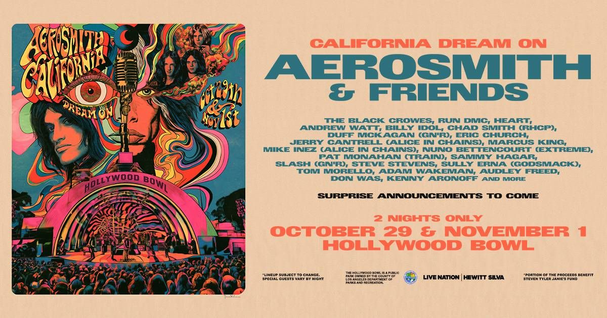 Can't Beat Kelli: Aerosmith & Friends at Hollywood Bowl!