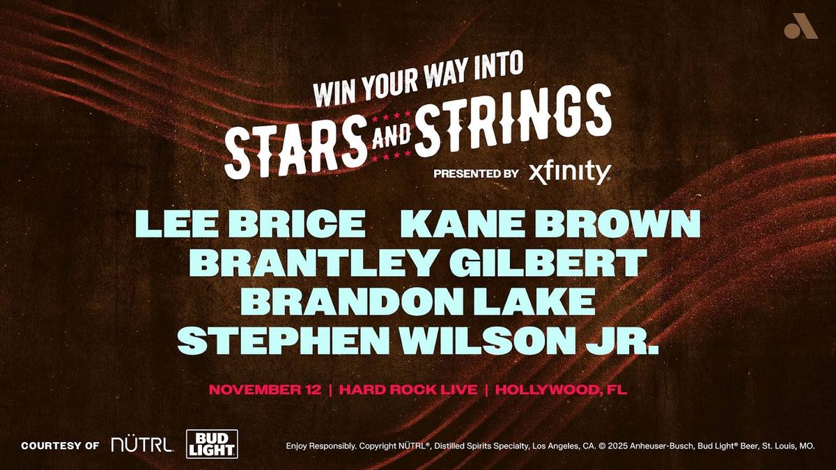 Win your way into Stars and Strings presented by Xfinity courtesy of Nutrl