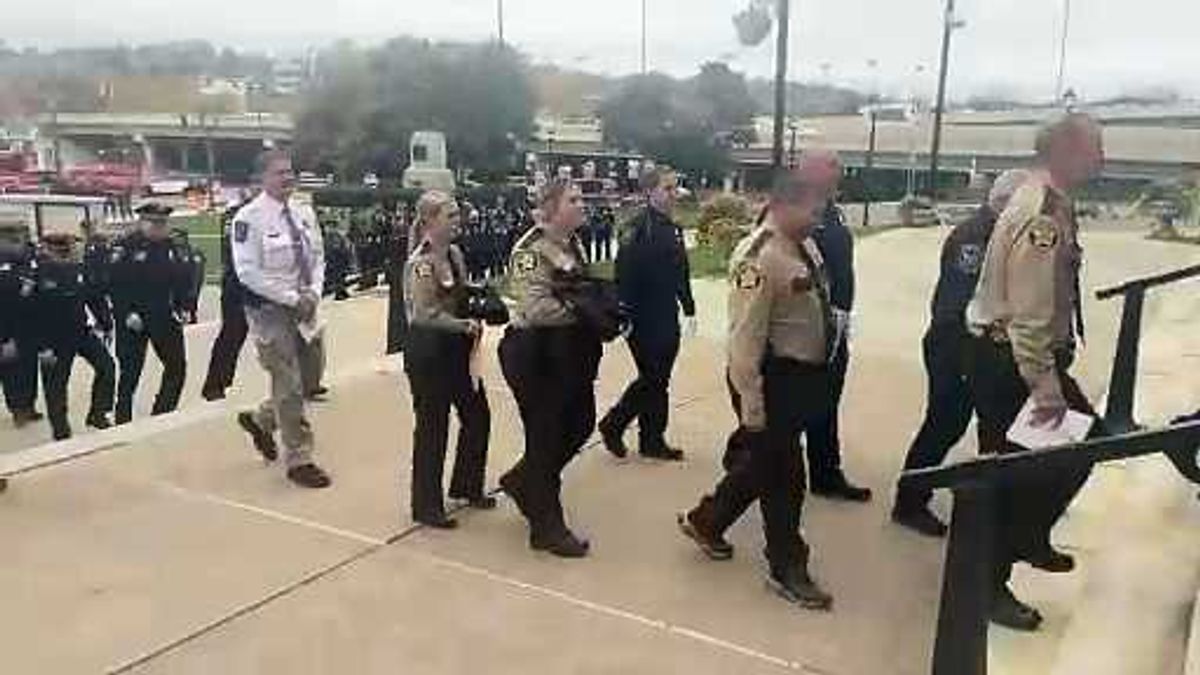 Minneapolis Police holds Blue Mass at the Basilica of St. Mary honoring the fallen