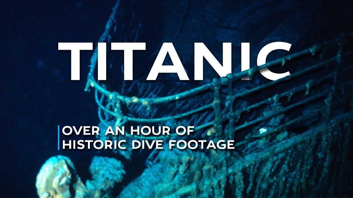 Haunting never-before-seen footage of the Titanic wreck released