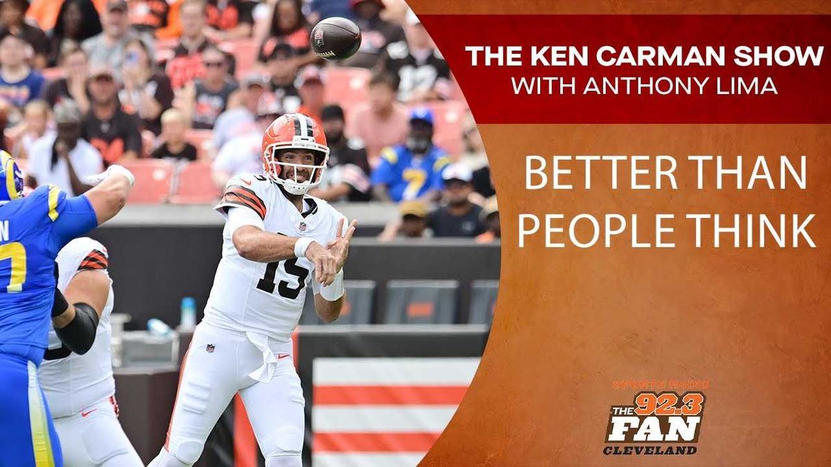 Aditi Kinkhabwala: Joe Flacco can still play; I don't think the Browns will be as bad as national conversation thinks they will be
