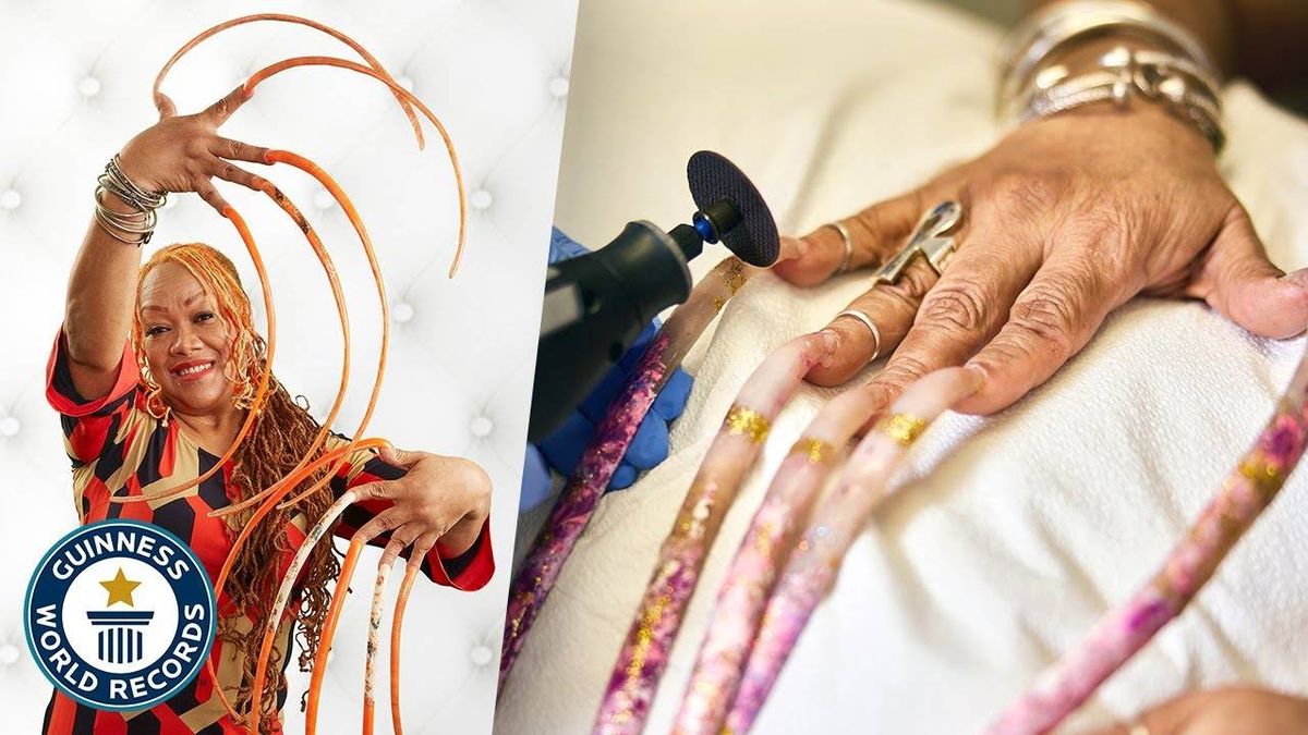 WATCH: Woman with world's longest nails gets them cut after nearly three decades