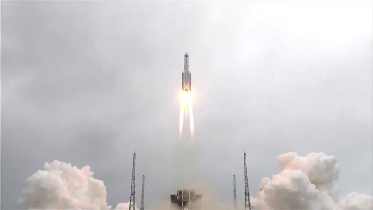 There's a giant rocket booster about to fall to Earth - and no one knows where it will crash