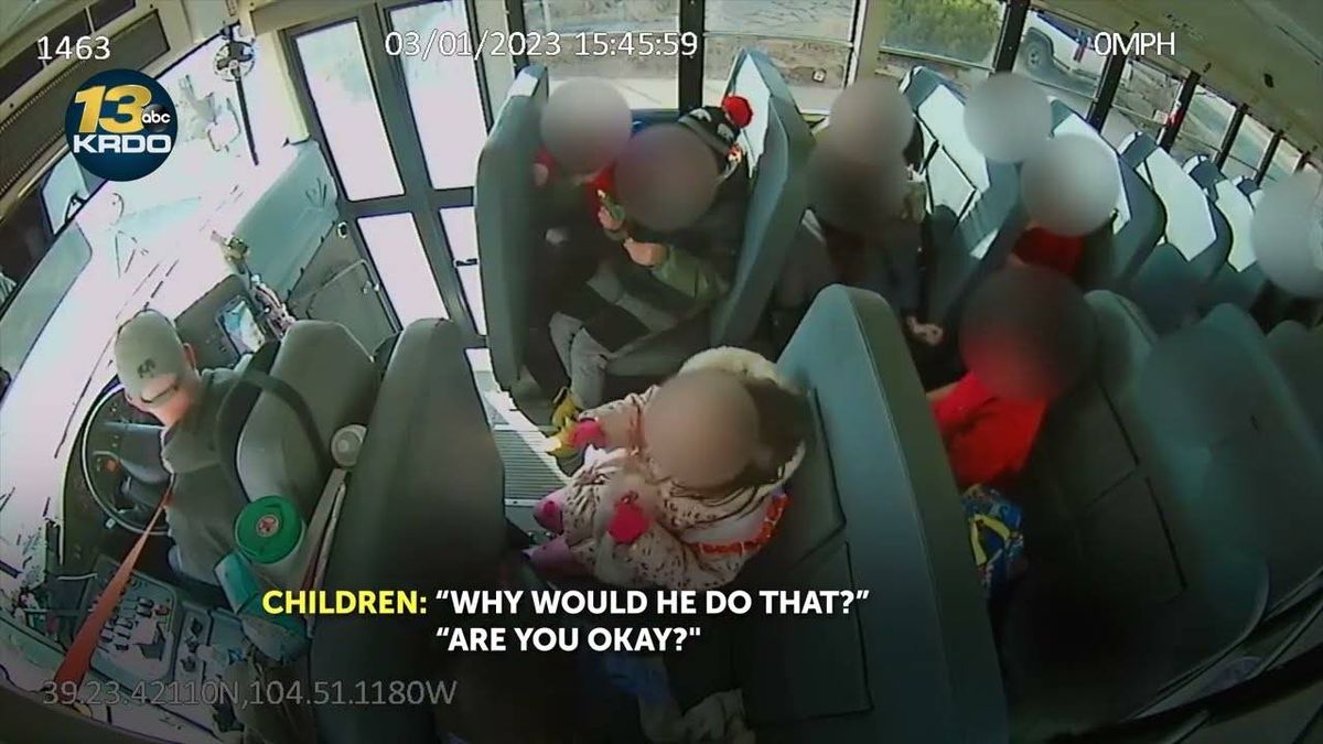 Bus driver charged for slamming on brakes to show kids they should be seated