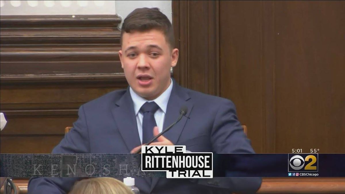 Kyle Rittenhouse breaks down sobbing on the stand as he describes shooting