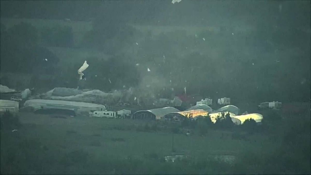 WATCH: Tornado hits marijuana farm