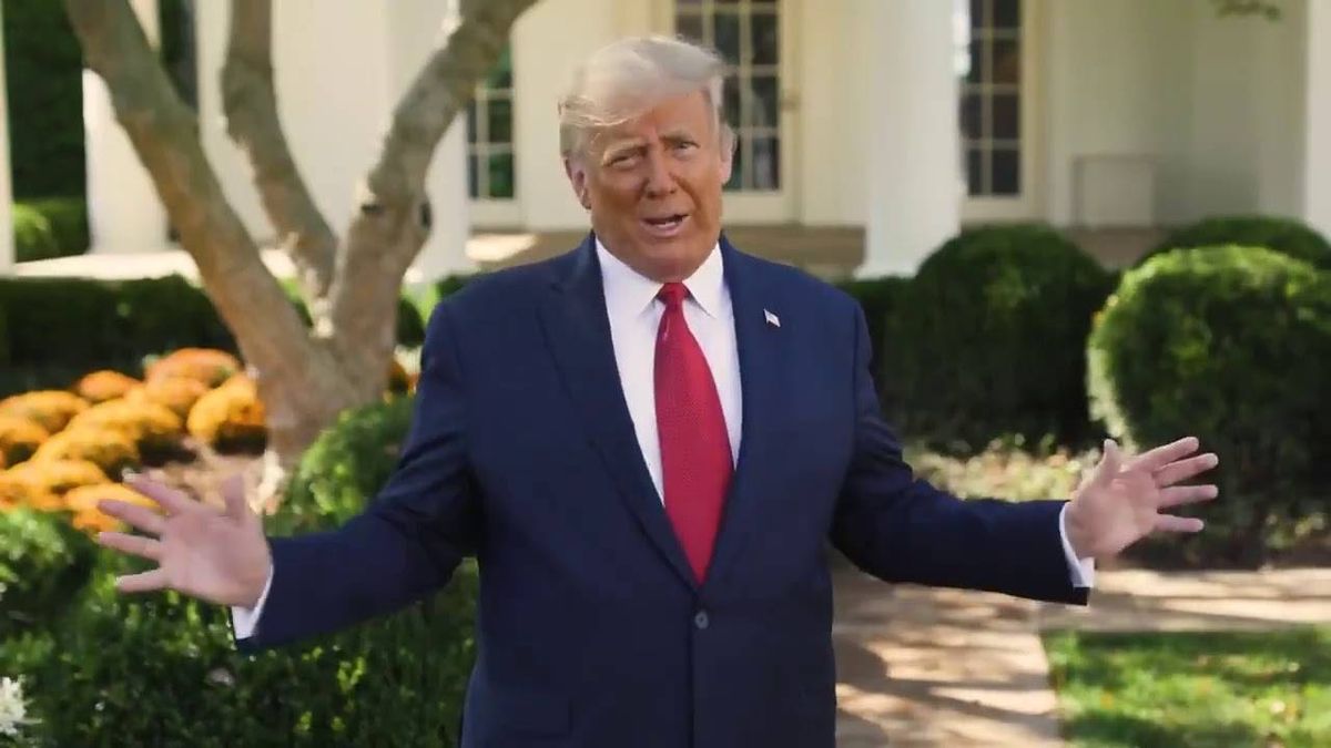 President Trump says COVID-19 'was a blessing from God, that I caught it'