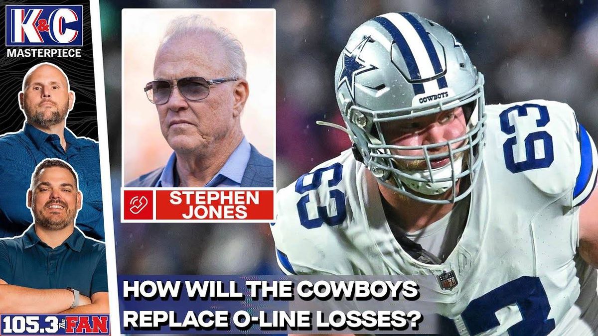 Stephen Jones addresses criticism about Cowboys' disappointing offseason, talks offensive line